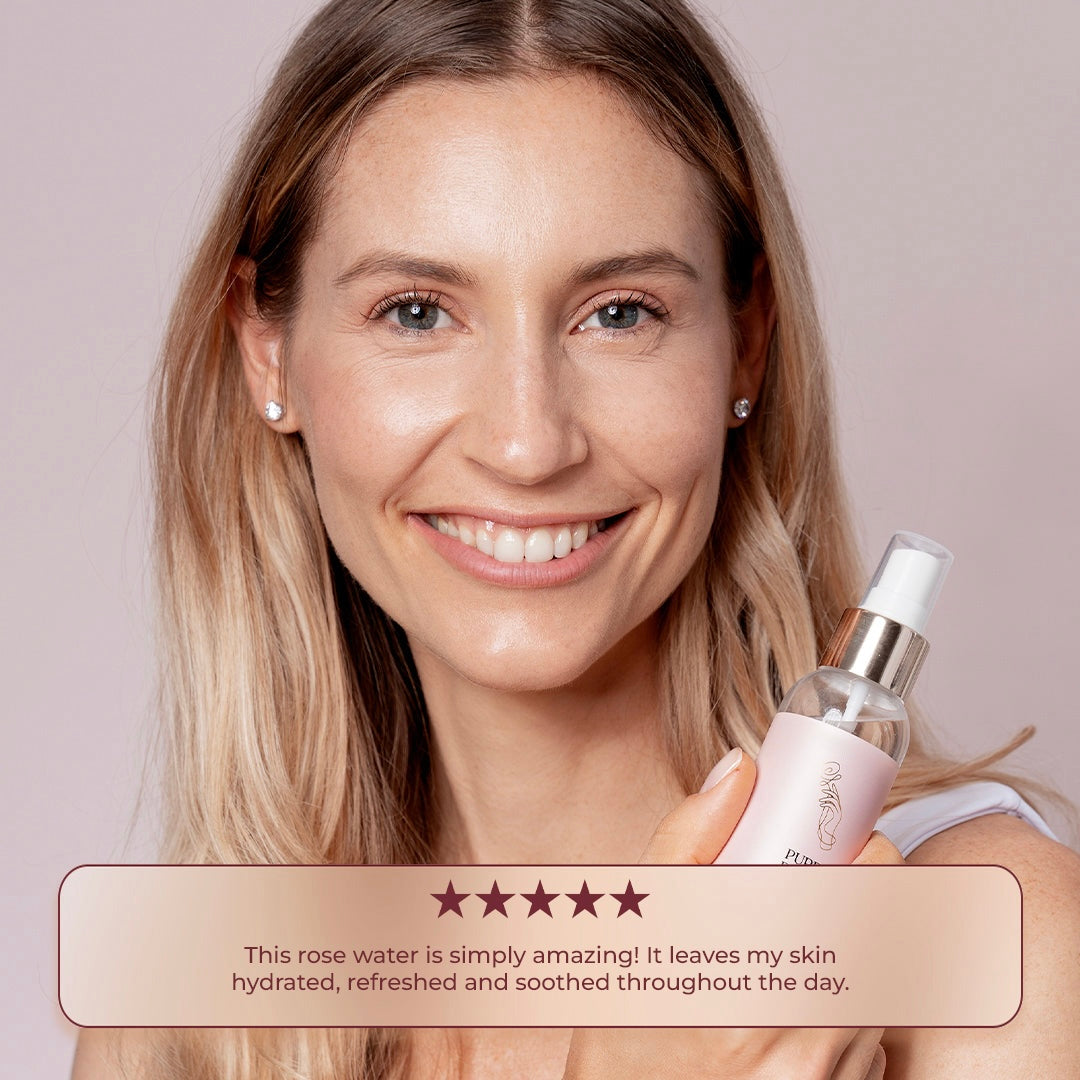 Pure Rose Water Mist- Deeply Hydrating, Smoothing, Restoring