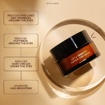 LIFT & BRIGHTEN ROSE OIL & PEPTIDE EYE CREAM