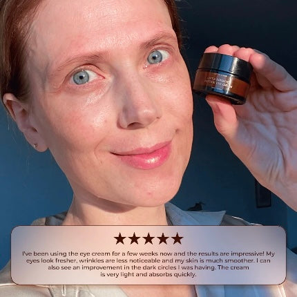 LIFT & BRIGHTEN ROSE OIL & PEPTIDE EYE CREAM