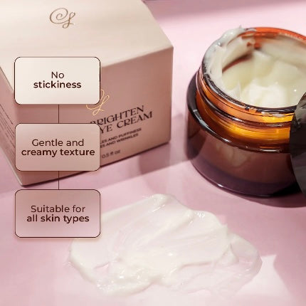 LIFT & BRIGHTEN ROSE OIL & PEPTIDE EYE CREAM